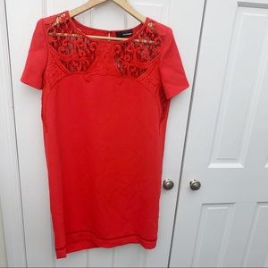 The Kooples Short Sleeve Crepe Dress